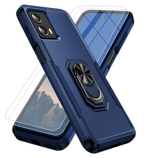 for Moto G 5G 2024 Case [15 FT Military Grade Drop 2024 Version Blue