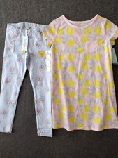 Cat  Jack Summer Dress  Cat  Jack Leggings Set 2-Piece Multicolor Size 6/6X