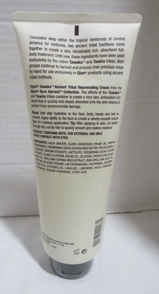 Crema rejuvenecedora de cuerpo completo tribal antigua Tawaka Ojon Rare Harvest 13,5 oz NUEVA Foto 2 de 4