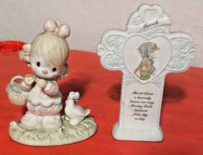 Enesco Precious Moments Figurines Lot Of 2.....damaged