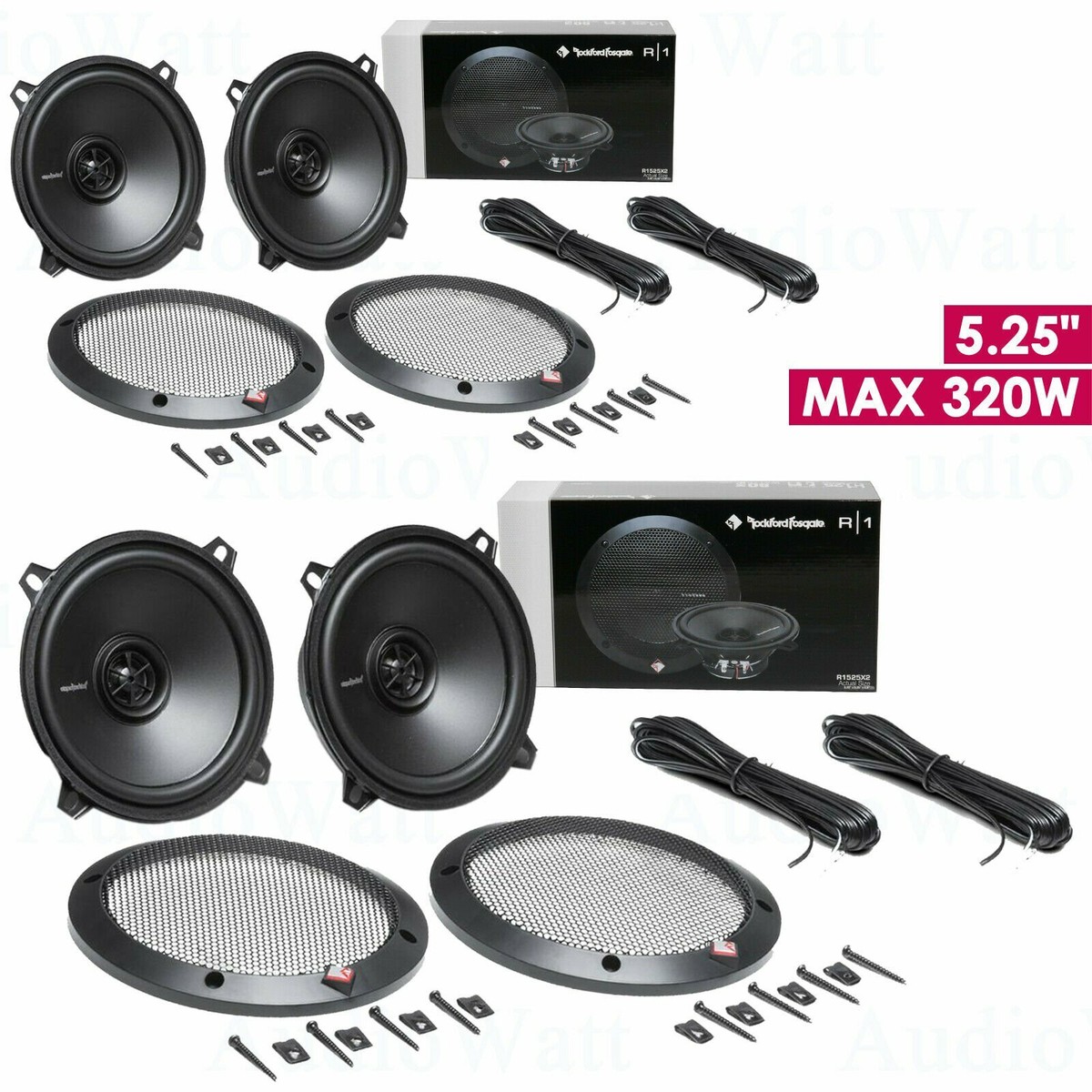 Rockford Fosgate R1525X2 スピーカー 2個セット 【公式通販】