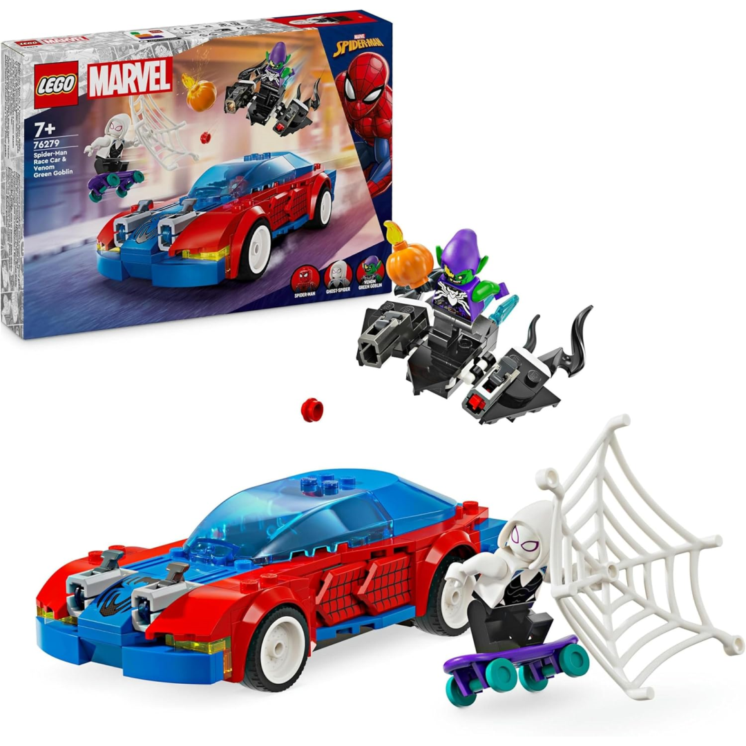 Lego Marvel 76279 Spider-Man Race Car & Venom Green Goblin