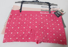 Reebok Performance Training Ladies 4 Pack Seamless Stretch Boyshorts Size XL