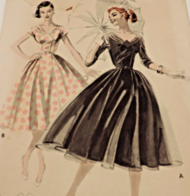 Butterick #7789 Cocktail/Swing/Audrey Hepburn Full Dress Size 16 B34  Complete | eBay