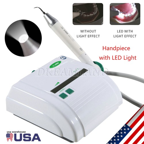 Escalador piezoeléctrico ultrasónico LED dental/inalámbrico pieza de mano de profigio de higiene eléctrica EE. UU. - Imagen 33 de 35