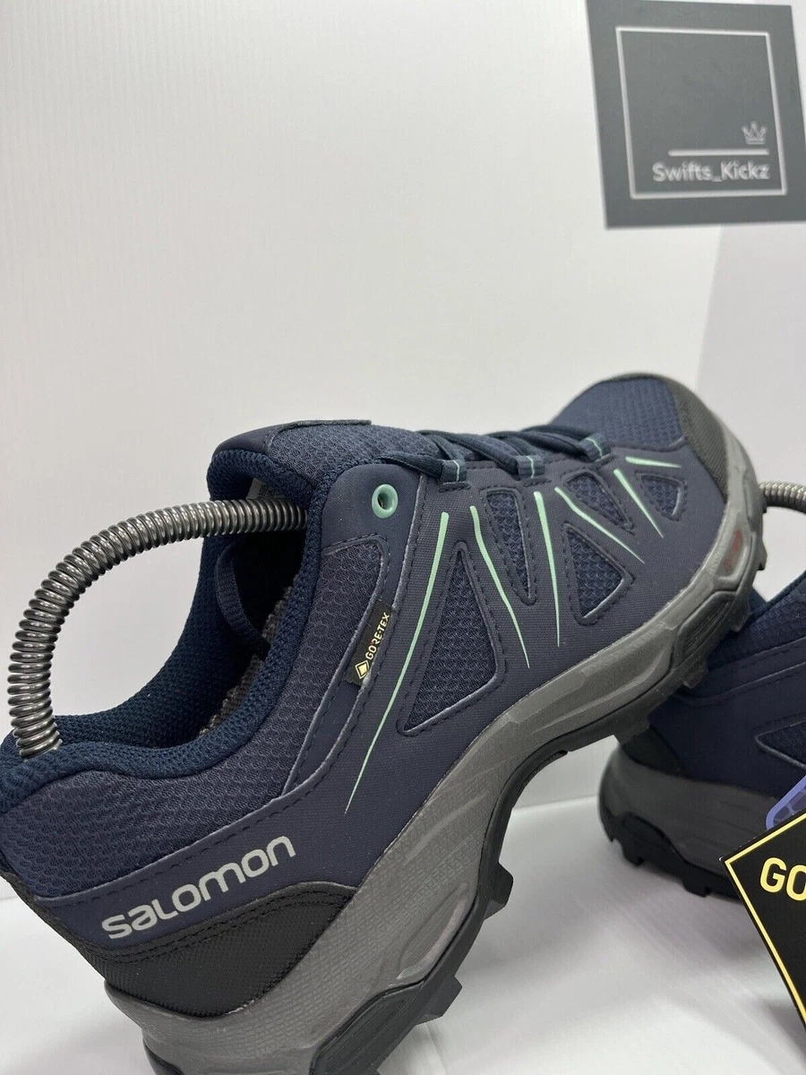 Salomon Tibai 2 Gore Tex GTX Trail Shoes Navy Size UK 5.5 NEW