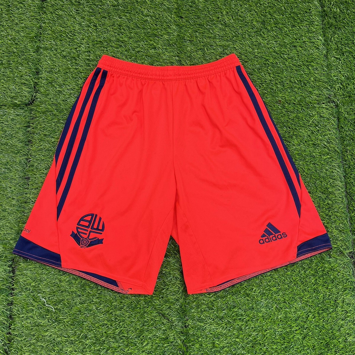 Bolton Wanderers Away Football Shorts 2013/14 Adult Small Adidas