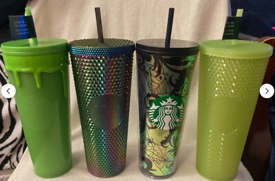 Starbucks Slime & Studded gitd Studded Oil Slick & Spider Foil