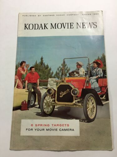 Eastman Kodak Movie News Booklet Spring 1960 Buick Car Automobile  - Picture 1 of 6