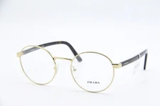 NEW PRADA VPR 52X ZVN-1O1 GOLD HAVANA AUTHENTIC EYEGLASSES 49-19
