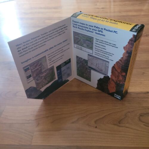 National Geographic TOPO Maps, Back Roads Explorer 17 CDs - All 50 States - Picture 3 of 4