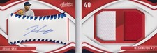 2022 Absolute Rookie Baseball Material Booklet Signatures Blue Josiah Gray 32/50