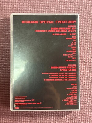 BIGBANG Special Event 2017 CD/ DVD Set(1 CD, 2 DVD ) | eBay