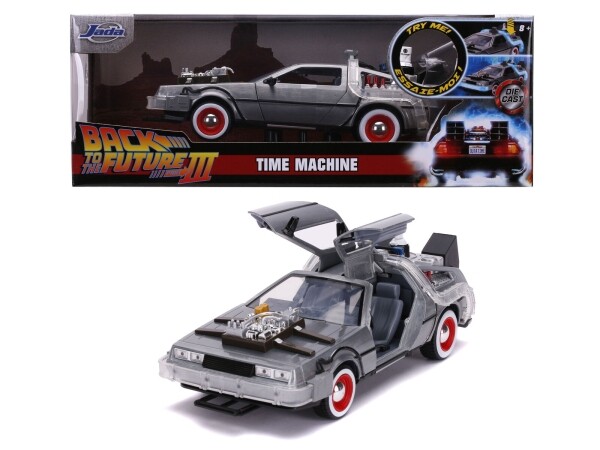 Jada Toys 253255027 Time Machine ZurüCk In Die Zukunft 3 1:24 Back To The Futur-image