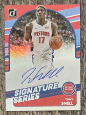 2020-21 Donruss Signature Series Tony Snell Auto Foil Insert #SG-TSN Pistons