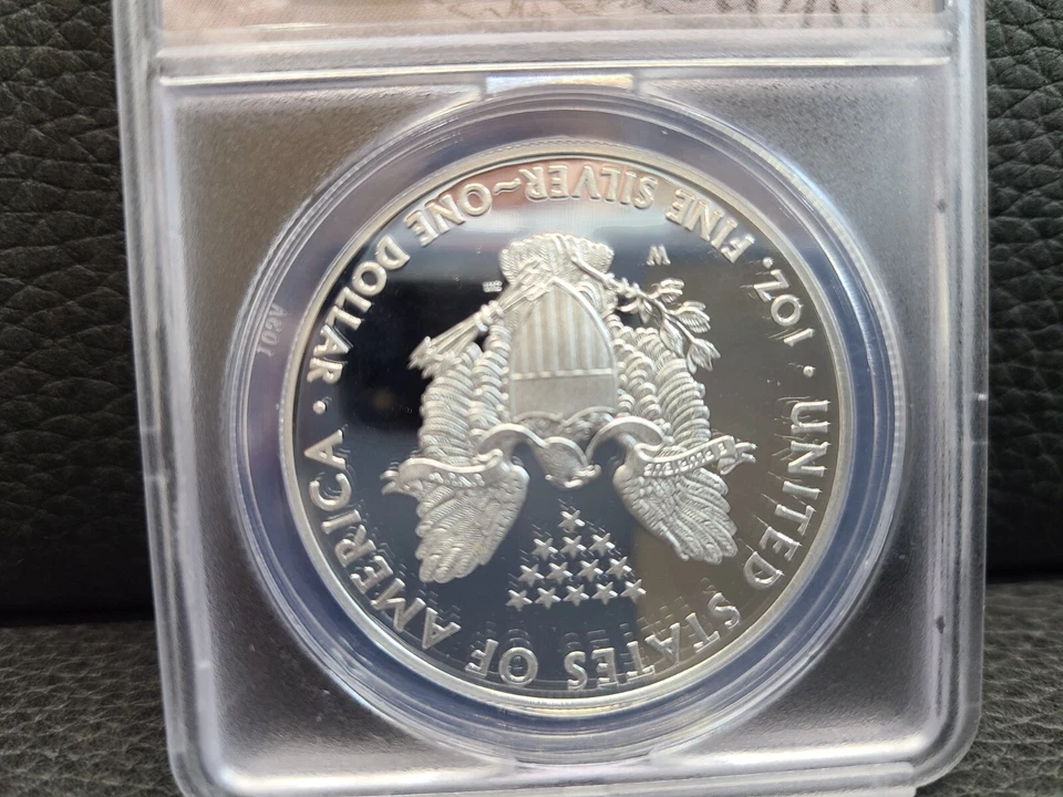 2014-W $1 American Silver Eagle 1oz Congratulations Set ANACS PR70 DCAM - Image 4 of 4