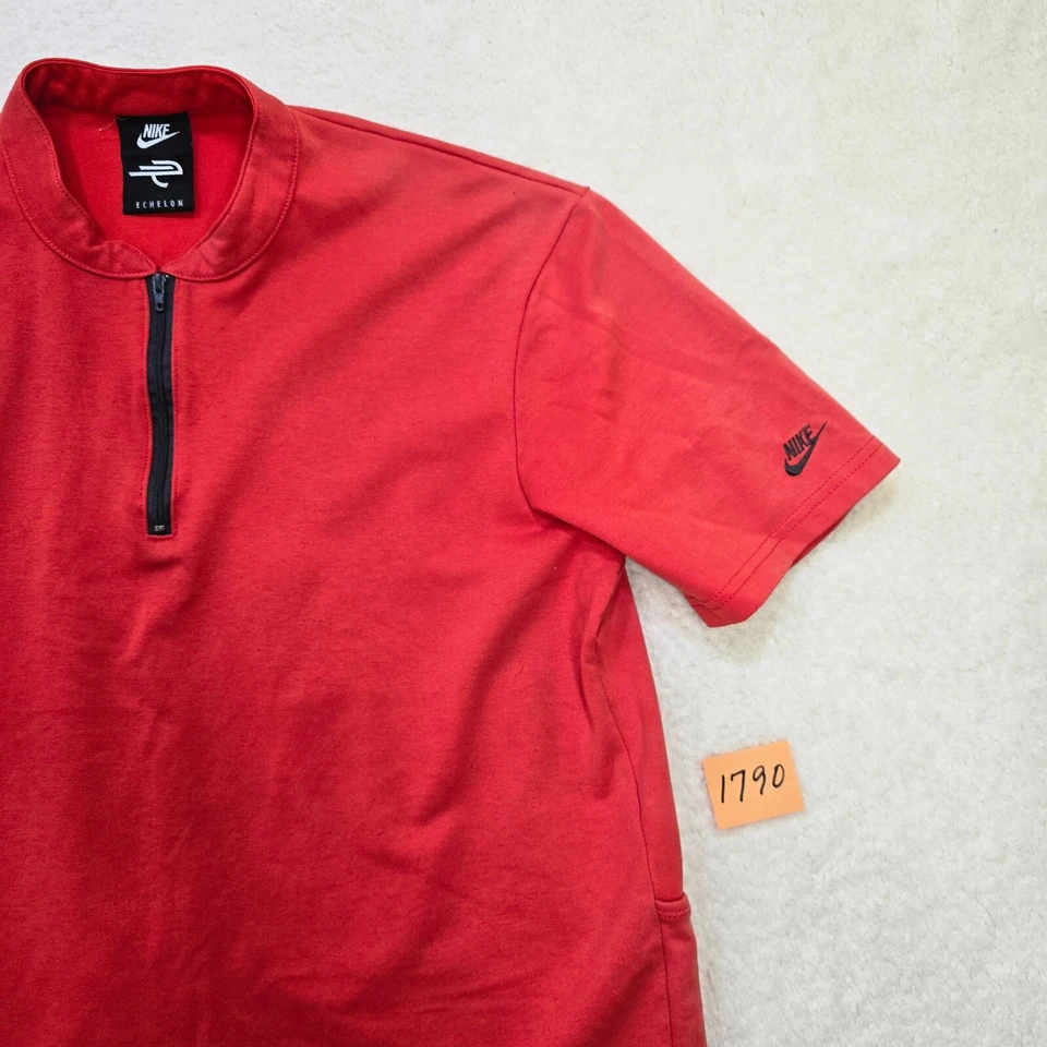 Camiseta Nike Vintage Feminina Grande Ciclismo Echelon Laranja Anos 90 Fabricada nos EUA - Imagem 4 de 4