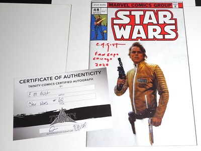 STAR WARS #48 E.M. Gist Signed w/ COA 2024 CHICAGO FAN EXPO EXCLUSIVE NM+