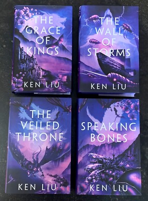 The Dandelion Dynasty Midnight Editions 4 Books Ken Liu - Broken Binding Signed