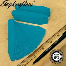 PREMIUM 4"X5/8" Pot Stakes TURQUOISE Plant Label Nursery Tag w/ Marker USA MADE