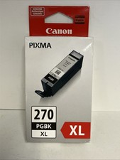 New Sealed Canon Genuine 270XL Black Ink Single Cartridge PGBK-270XL
