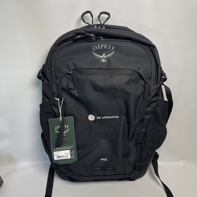 Osprey Axis 24L Laptop Backpack Black Everyday/Commute w/Promo on Front NWT