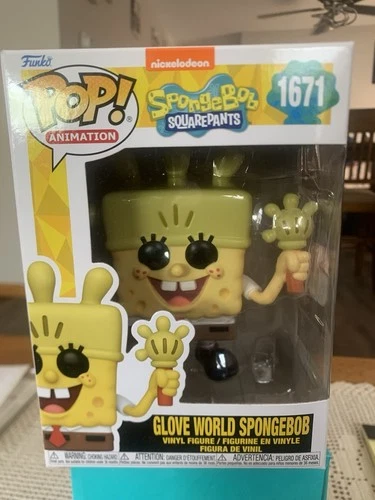 Funko Pop! Animation Nickelodeon - Glove World SpongeBob #1671 MIB