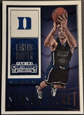 2015-16 Panini Contenders Draft Picks Season Ticket Carlos Boozer #14 Duke Card!