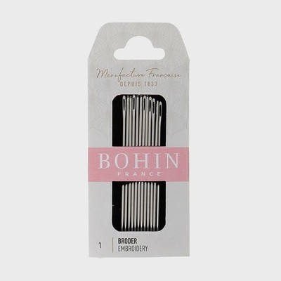 BOHIN Embroidery Hand Sewing Needles Size 1