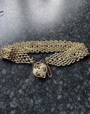9ct Gold Gate Bracelet 10.46g