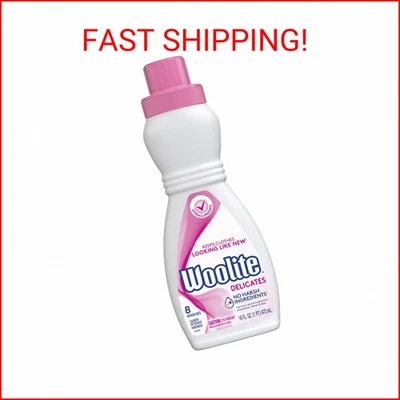 Woolite Delicates Hypoallergenic Liquid Laundry Detergent, 8 Loads, 16oz, Hand &