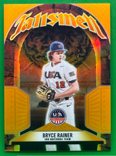 2026 USA Baseball Stars & Stripes - BRYCE RAINER - Talismen Gold Prizm /10