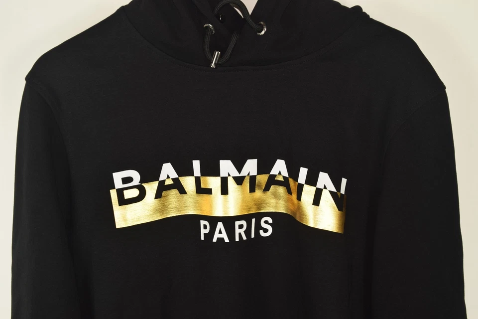 Sudadera de algodón Balmain para hombre talla US XL Foto 2 de 3