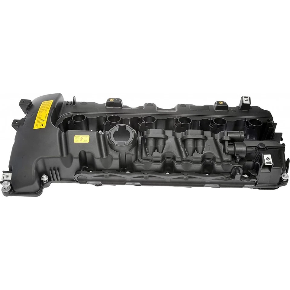 For BMW 335xi 2007 2008 Engine Valve Cover | Plastic | Black Color With Grommets Foto 2 de 4