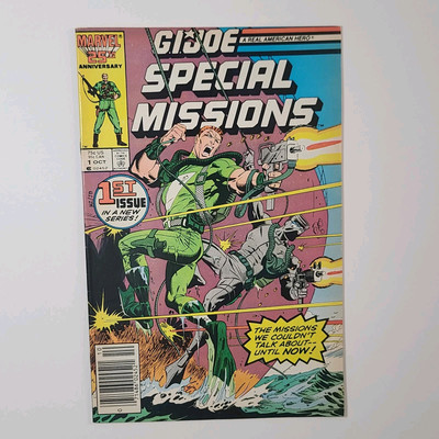 G.I. Joe: Special Missions #1 Newsstand, FN/VF (Marvel, 1987) Larry Hama