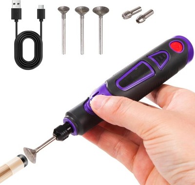 Toutrop Pool Cue Tip Shaper & Electric Cue Tip Grinder, Professional Cue Stick T