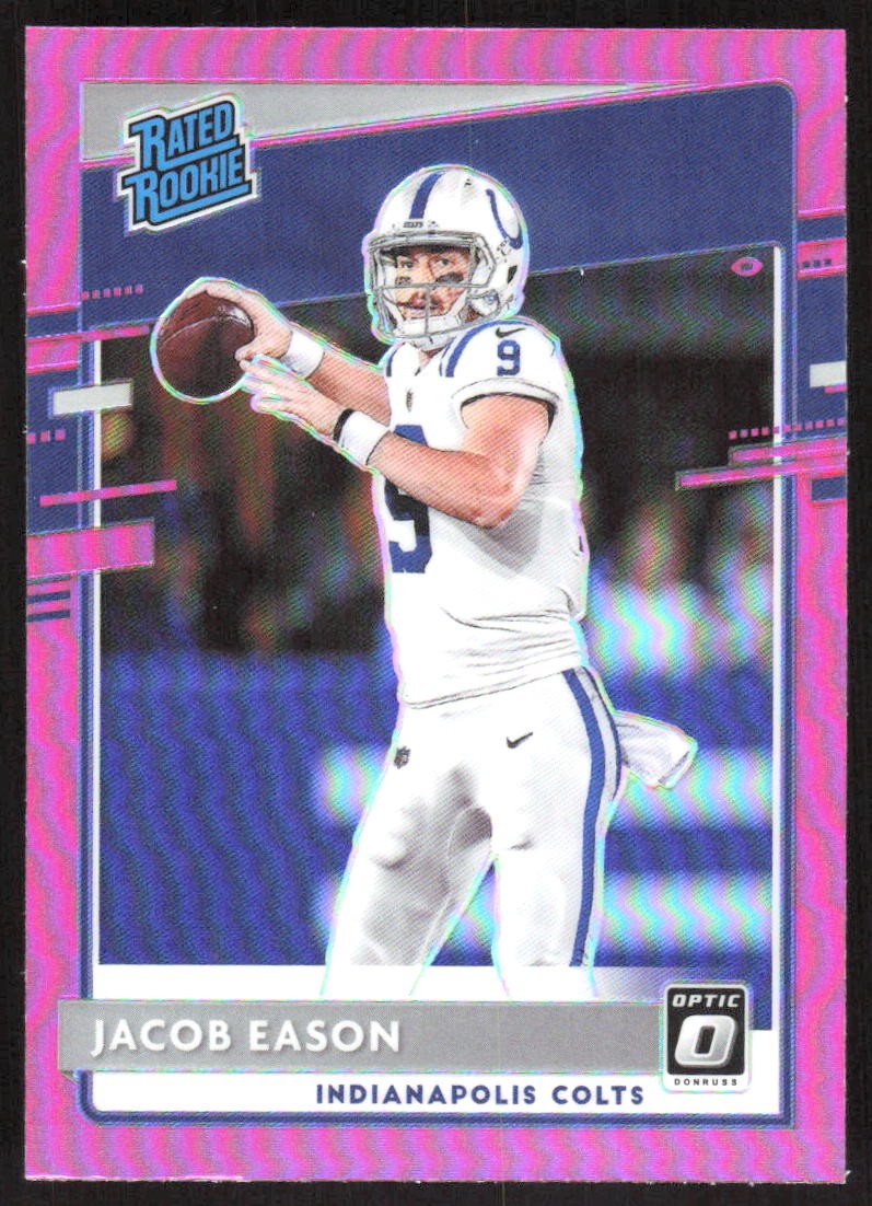 5589J 2020 Donruss Optic #162 Jacob Eason Pink