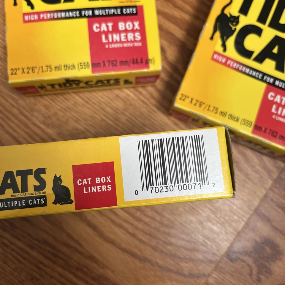 Caja de arena Purina Tidy Cats forros resistentes al desgarro lote de 3 cajas nuevas Foto 4 de 4