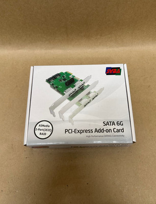 SYBA SD-PEX40100 PCI-Express 2-Port SATA 6G RAID *FACTORY SEALED*