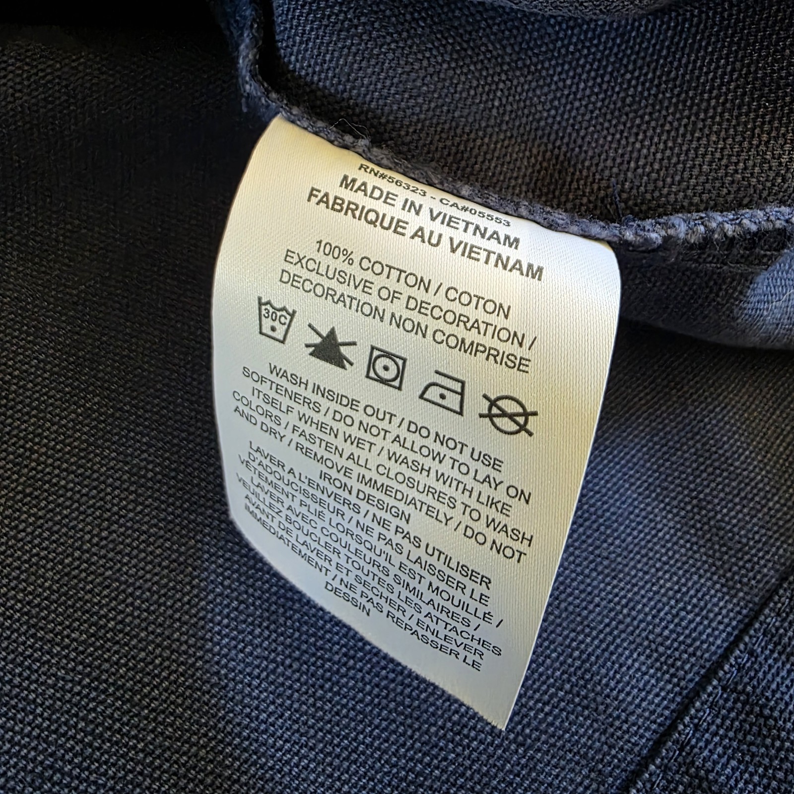 SACAI X NIKE Giacca Nike Uomo Taglia S Blu Sfoderata Chore Button Up Utility Shacket Nike Life