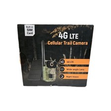 4G LTE Cellular Trail Camera Solar Panel Night Vision Wide Angle Hunting Cam