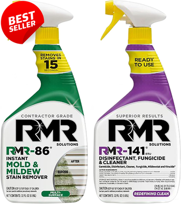 #ad DIY Mold Remover Bundle 2x32oz Mold Killer Stain Cleaner Mildew Spray Kit US $38.00