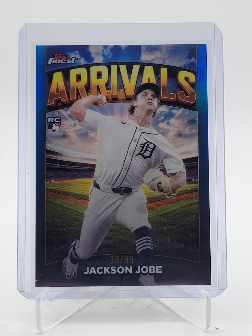 JACKSON JOBE 2025 TOPPS FINEST ARRIVALS ROOKIE BLUE REFRACTOR RC /99 Q3967