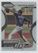 2020 Panini Prizm Warming in the Pen Silver Prizm Triston McKenzie #WIP-9 07rd