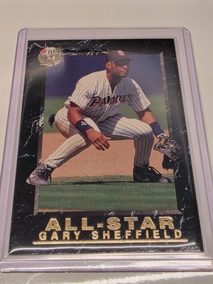 1992 Fleer Ultra All-Stars Gary Sheffield #14 Insert Card - San Diego Padres