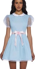 Creepy Twin Costumes Blue Lolita Dress Creepy Grady Twins Dress Creepy Sister...