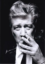 Fotografia autografa firmata a mano David Lynch 8x12 certificato di autenticità