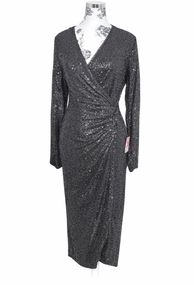 is lady prom dresses legit Nox Anabel A1586 Long Beaded Lace-Up Prom Dress Champagne / 16 main image 1