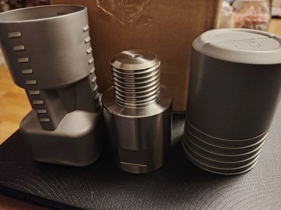 1''1/4 6TPI Außengewinde auf M33*3,5 Innengewinde Adapter EDELSTAHL LANG