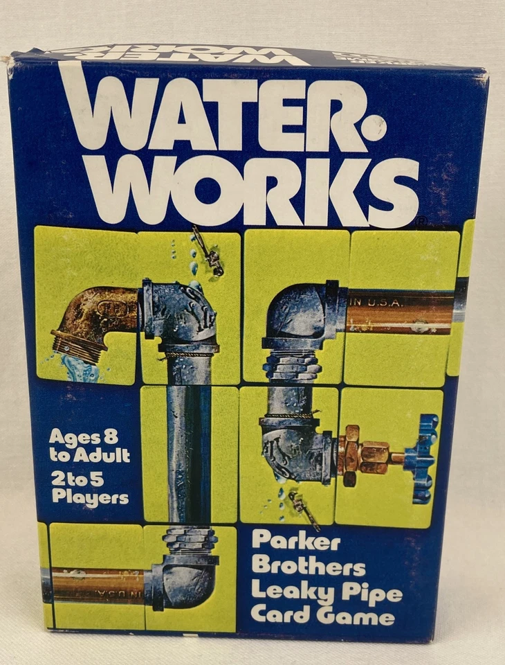 Water Works Leaky Pipe Game 1976 by Parker Brothers #770 100% Complete - Image 2 of 4